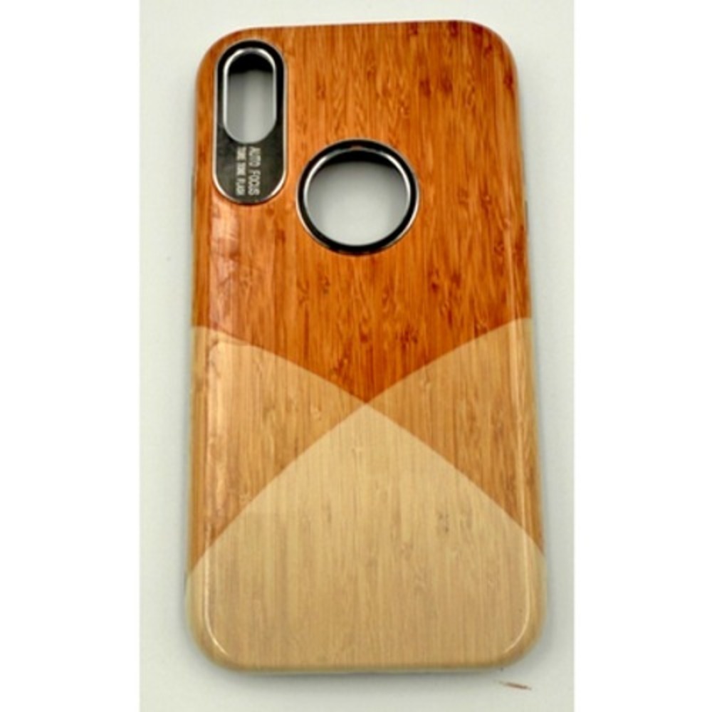 Woodgrain "Auto Focus" Protective‎ Case for Huawei P20 Lite (or Similar)